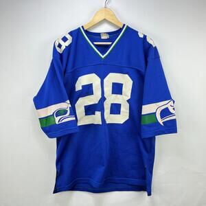 Vintage 80s Ravens CURT WARNER SEATTLE SEAHAWKS Jersey XL